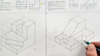 How to draw an Isometric Drawing - HSE | Page 7-4 | Grade 10