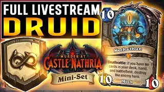 ⭐ Trying WILD Druid Decks! Murder at Castle Nathria - Hearthstone