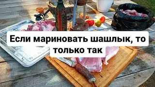 Если мариновать шашлык, то только так