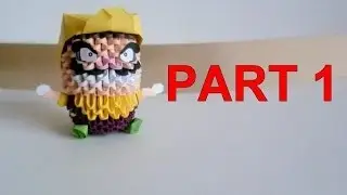 Origami 3D : Wario PART 1