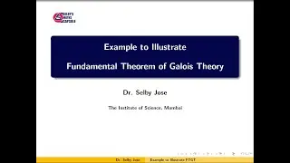 Galois Theory Lecture 12: Example: Illustration of Fundamental Theorem of Galois Theory.