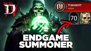 70+ Dominate Endgame with Summoner Necromancer in Diablo 4!