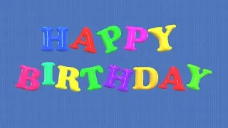 Happy Birthday | Balloon Text Effect Using 3D Tools in Photoshop CC2017