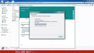 AUTOCAD INSTALLATION 2007