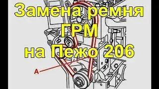 Пежо 206 Замена ремня ГРМ