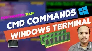 Latest CMD Commands 2021 | Get All Details About RAM Windows Terminal Commands Tutorial