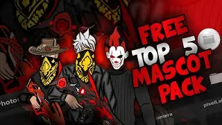 Top 5 rare costume mascot pack freefire | cinak ff | mascot logo