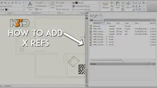 How To Create Or Add An Xref in Autocad