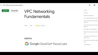 VPC Networking Fundamentals Lab Solution | Google Cloud Arcade Facilitator Program 2023