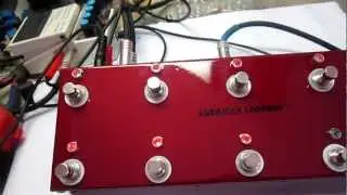 Custom Build True Bypass Looper 10CH Made for Shecter Guitars Tap Tempo American Loopers