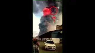 PERHATIKAN!!! Ada yang Aneh Saat Ledakan Pabrik Kembang Api di Tangerang