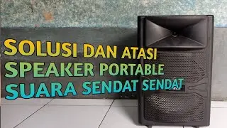 atasi speaker portable dat 1210 volume full sendat || simple buat pemula