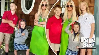 Jessica Simpson sends her 3 kids back to school in sweet family snaps