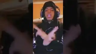 nle Choppa gang sign