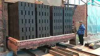 Coal GasTunnel kiln for burning brick production line
