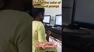 How to change command prompt text color