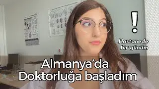 HASTANEDE BİR GÜNÜM☠️ Almanya’da İntörn doktorluk| Türkiye’den çok farklı mı?⚠️ Vlog🩺