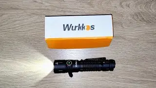 Wurkkos TD04 XHP50D HI Rechargeable Flashlight USB-C 3000 lumens Torch IP68 Waterproof EDC Tail.
