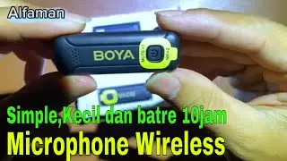 Microphone Wireless ini bisa sampai jarak 50 meter dan batrai 10 jam | BOYA BY WM3T2 D2