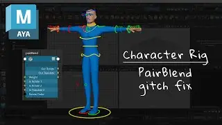 Character Rig - Pair Blend Glitch and Fix