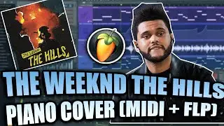 The Weeknd - The Hills (MIDI + FLP) (FL Studio Piano Tutorial / Cover)