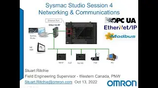 Omron Sysmac Studio Virtual Training Session 4 - 2022