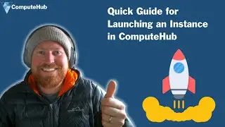 How to Quickly Launch a Cloud Computing Instance on the ComputeHub Platform