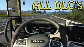 Euro Truck Simulator 2 PC Gameplay High Settings ALL DLCs and RIGS