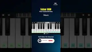 Salaar BGM - Easy Piano Tutorial With Notes | #shorts | ThePianoClass