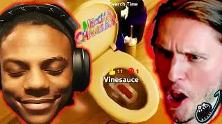The Poop Toilet Spot in MECCHA CHAMELEON w/ RubberRoss Vinesauce Pokelawls Squeex Ster Criken +5