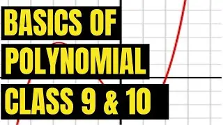 Basics of Polynomial for class 9th & 10th (NCERT)