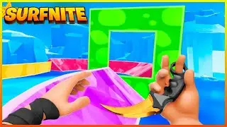 Fortnite - Surfnite Parkour Gameplay (Creative Map)