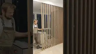 😁что это такое? Синхронная поворотная реечная перегородка 