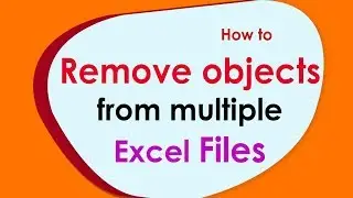 How to remove all objects in excel?