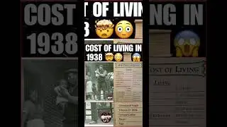 1938 Cost Of Living