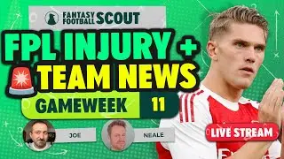 GYOKERES, ISAK, SARR + MORE! | FPL GW11 INJURY + TEAM NEWS 🚨 |  Fantasy Premier League Tips 2025/26