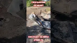 Кто ставит Мины на дорогах Курской области? Сожженные авто #армиярф #война #приколы #курскаябитва