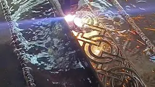 CNC Plasma Cutting on square tube for cnc piller of stairs railing design
