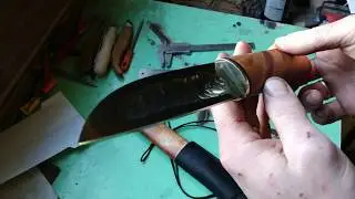 Якут с латунью. Yakut knife