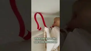 How to fix your stuck curtains! SO ANNOYING!!