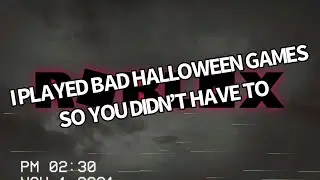 Terrible Roblox Halloween Games