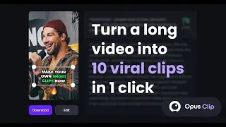 Opus Clip Demo: Generative AI Video Editing Tool 