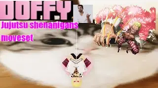 Donquixote Doflamingo moveset | Jujutsu Shenanigans | Roblox