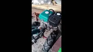 Бензиновый мотоблок Konner&Sohnen KS 9HP-1350G-3. Окучивание