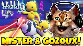 MISTER & GOZOUX PLAY ARCADE MODE TOGETHER SO FUNNY!! 😹 - Wobbly Life Indonesia | Ft. @MisterCempr...