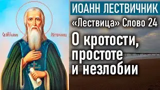 О кротости, простоте и незлобии. Слово 24 / «Лествица» преподобного Иоанна Лествичника
