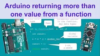 🚩Arduino returning more than one value from a function