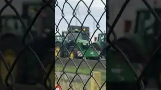 ЗАБАСТОВКА трактористов 31.01.2024  / Трактора перекрывают дороги в Антверпене (Бельгия)