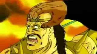 KENSHIRO RAUL FERMA UNA SOLDATO DI SAUZER IN MODO TRANQUILLO
