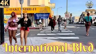 🌞 Streets of the Bay💃🏾 | Oakland, California. USA [4K] 🇺🇸